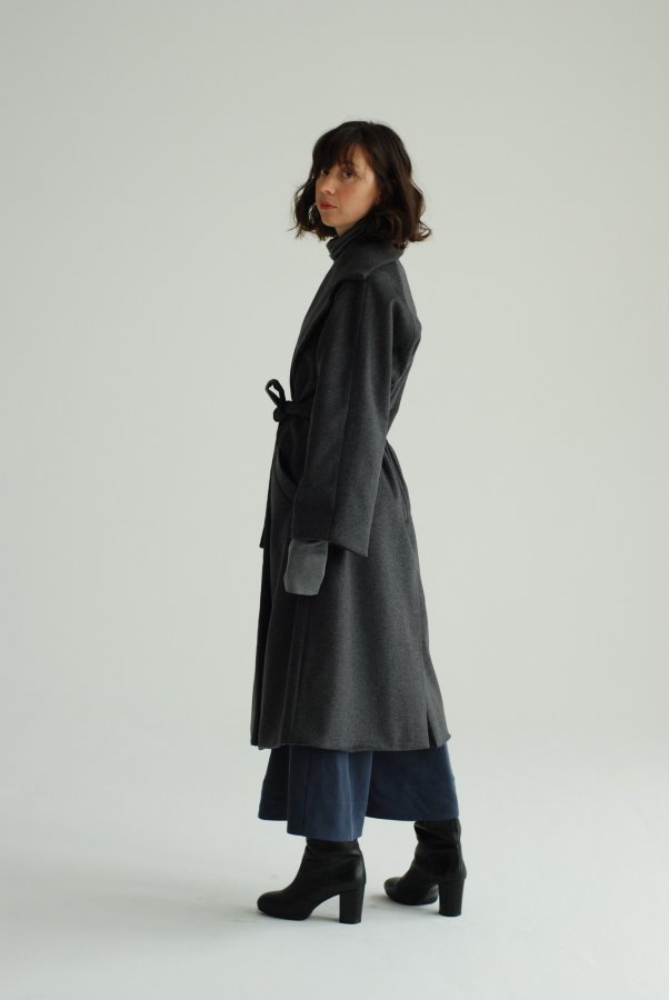 Asturia Wool Coat Grey 6